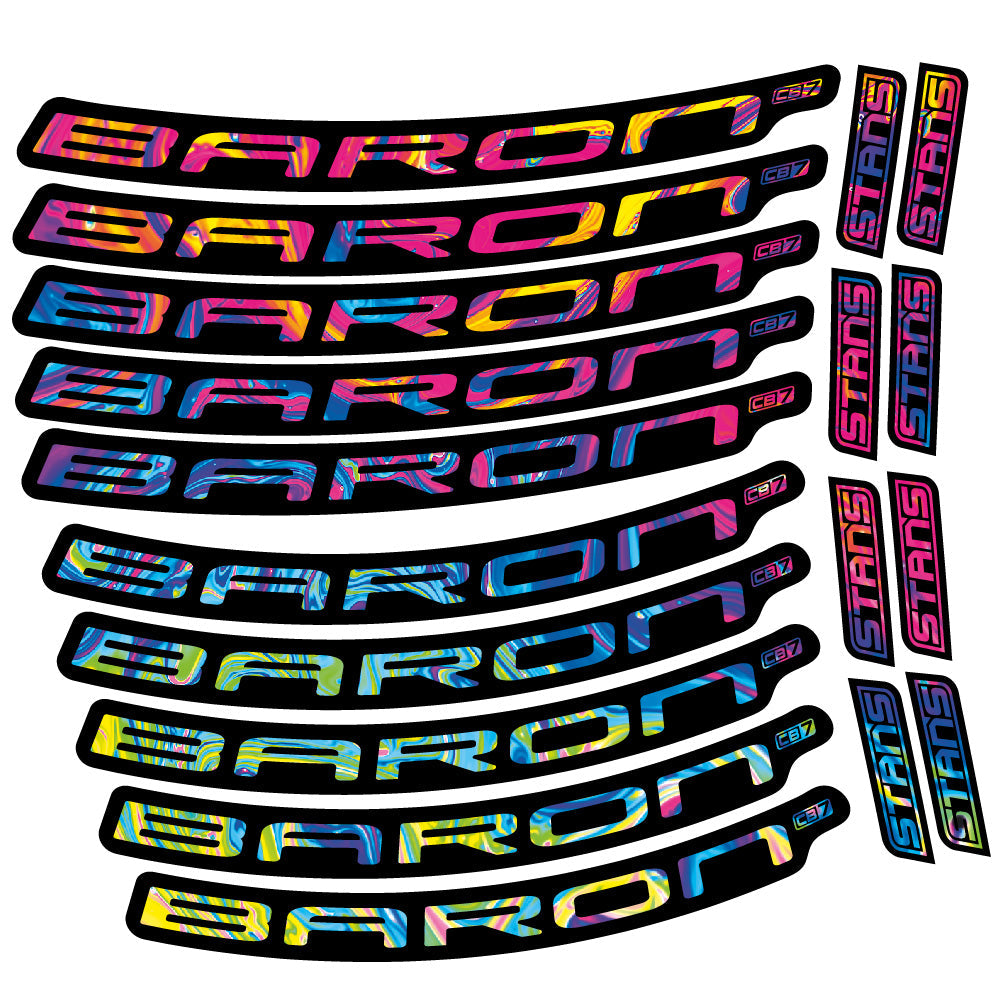 Stickers Stans Baron CB7 compatibles Autocollants roues VTT 29"