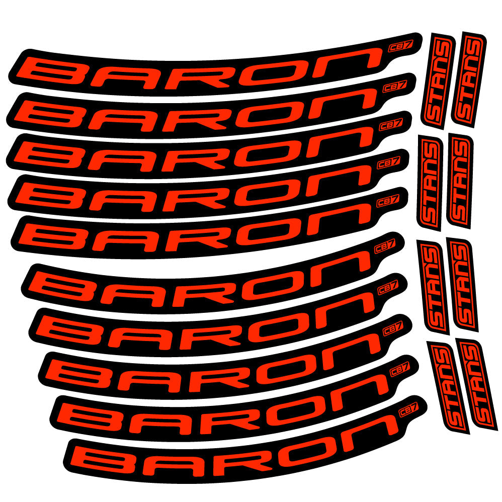 Stickers Stans Baron CB7 compatibles Autocollants roues VTT 29"