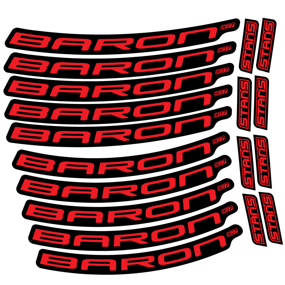 Stickers Stans Baron CB7 compatibles Autocollants roues VTT 29"