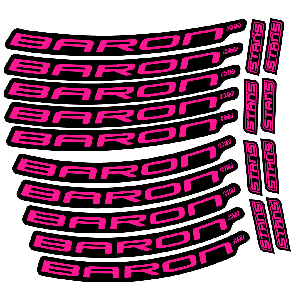 Stickers Stans Baron CB7 compatibles Autocollants roues VTT 29"