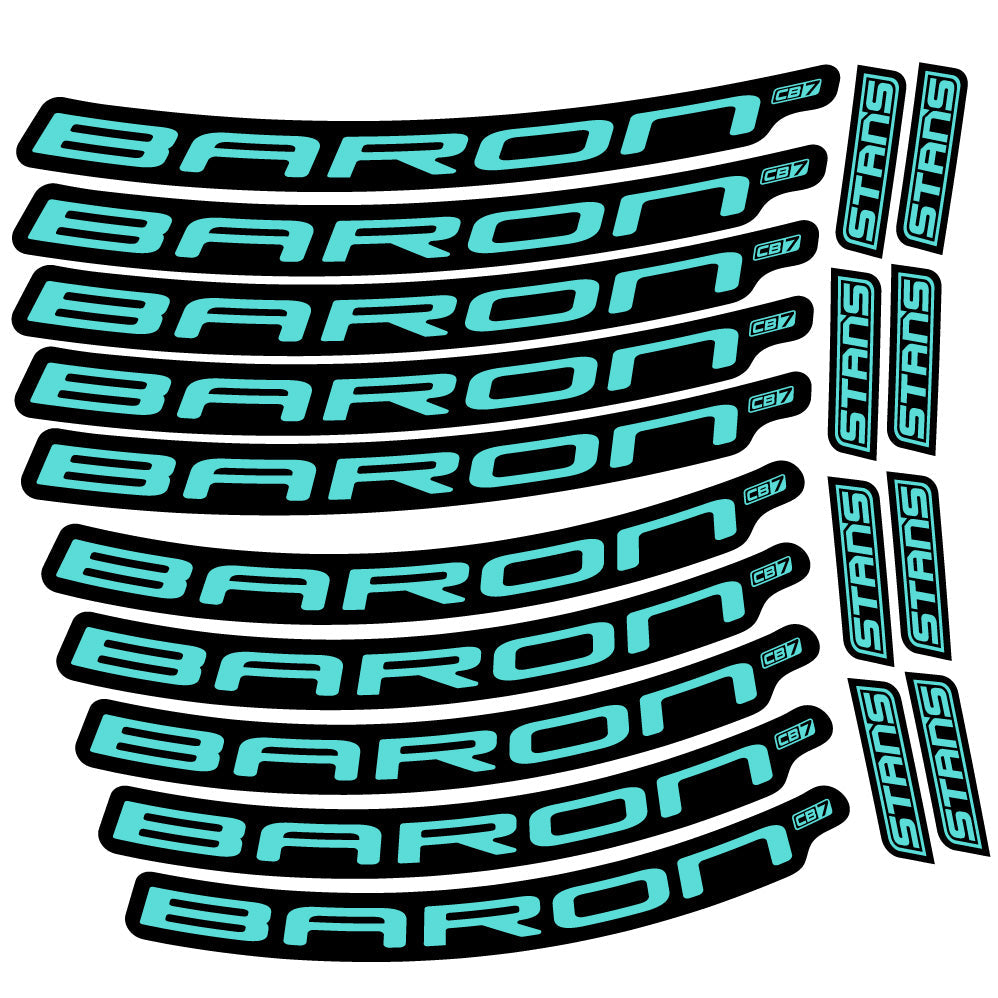 Stickers Stans Baron CB7 compatibles Autocollants roues VTT 29"