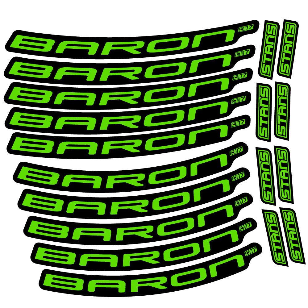 Stickers Stans Baron CB7 compatibles Autocollants roues VTT 29"