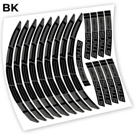 Stickers Notubes ZTR Crest MK3 2018 compatibles Autocollants roues