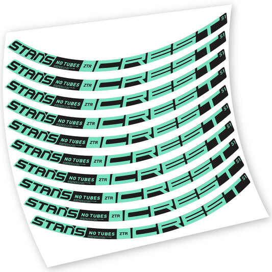 Stickers Stans Notubes ZTR Crest S1 2021 compatibles Autocollants roues VTT
