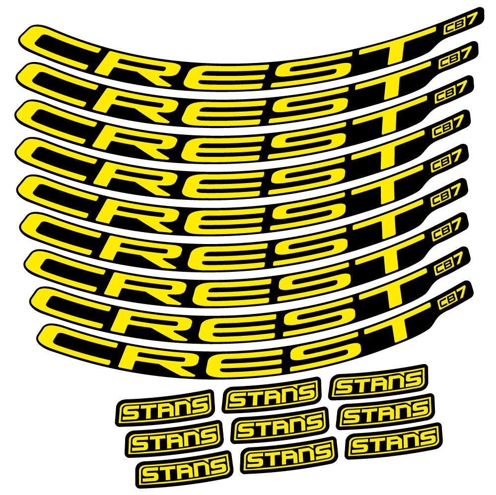 Stickers Stans Crest CB7 compatibles Autocollants roues VTT 29"