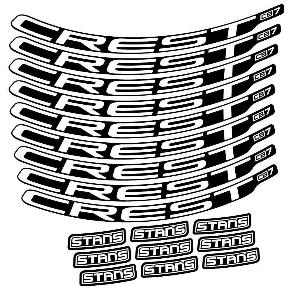 Stickers Stans Crest CB7 compatibles Autocollants roues VTT 29"