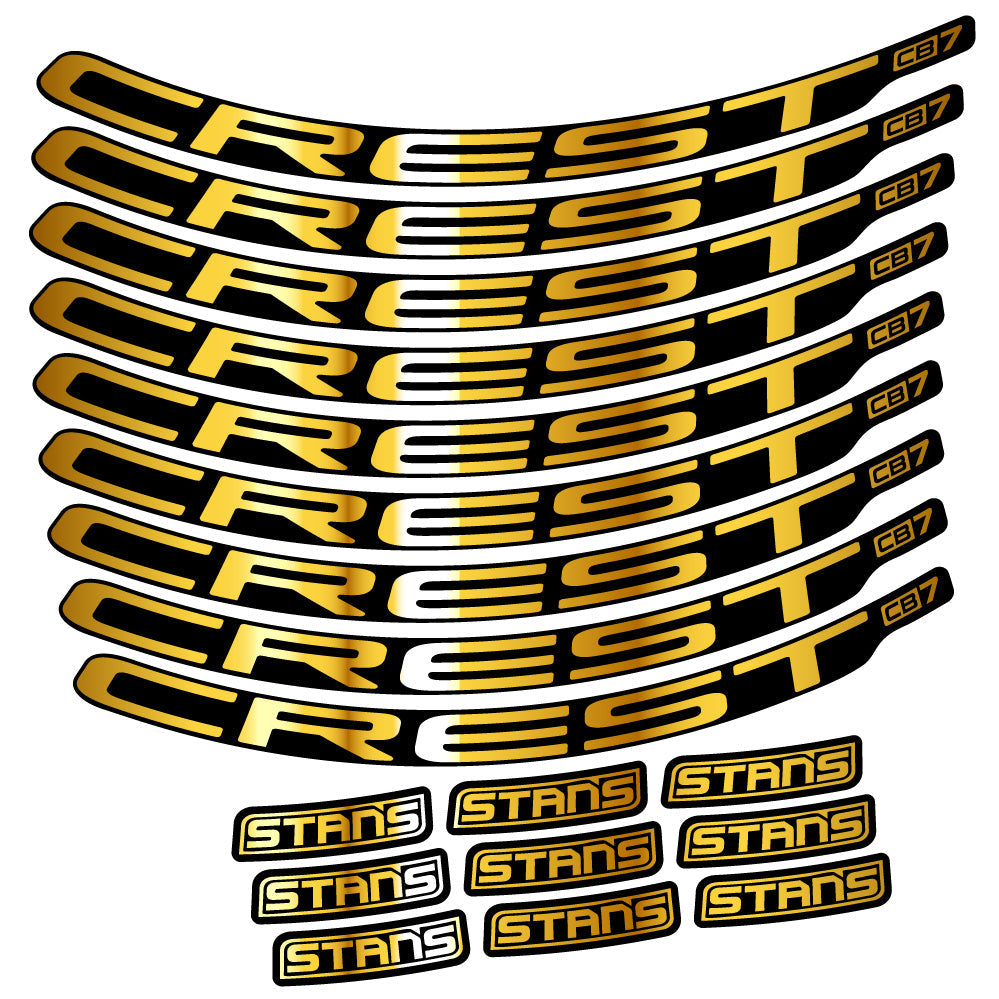 Stickers Stans Crest CB7 compatibles Autocollants roues VTT 29"
