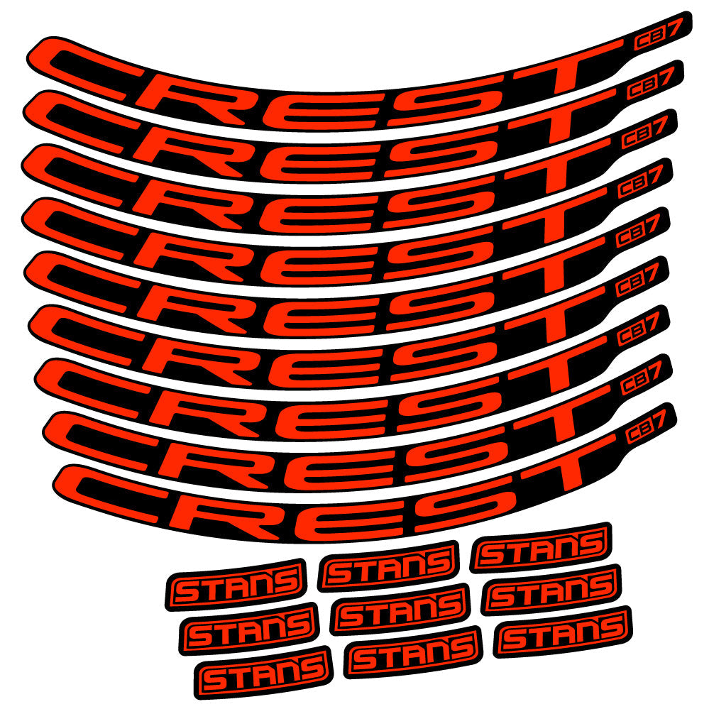 Stickers Stans Crest CB7 compatibles Autocollants roues VTT 29"