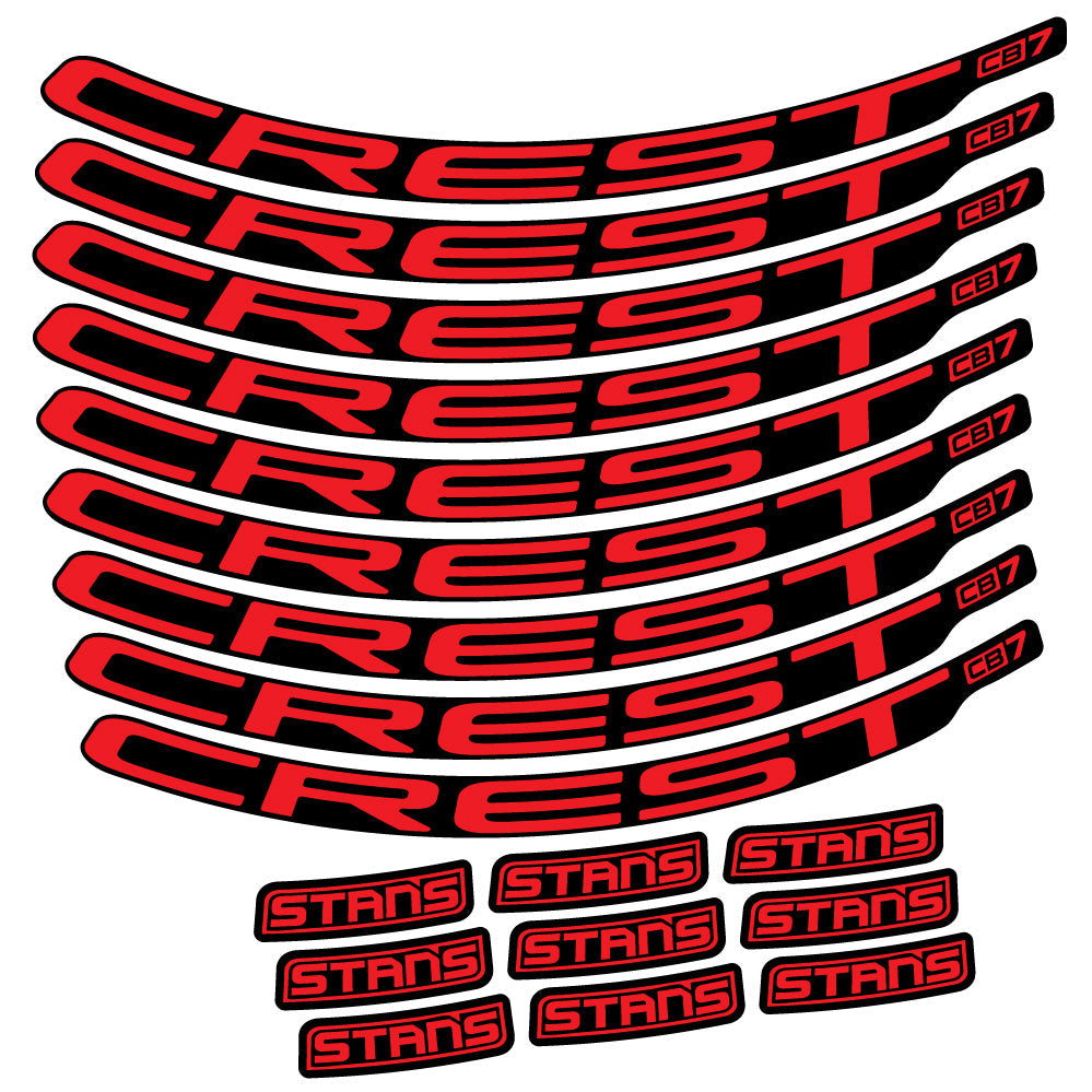 Stickers Stans Crest CB7 compatibles Autocollants roues VTT 29"