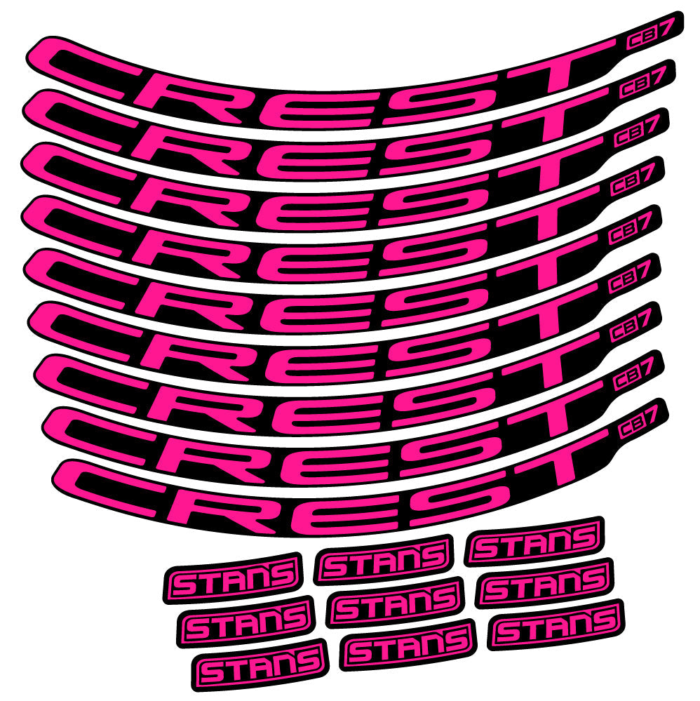 Stickers Stans Crest CB7 compatibles Autocollants roues VTT 29"