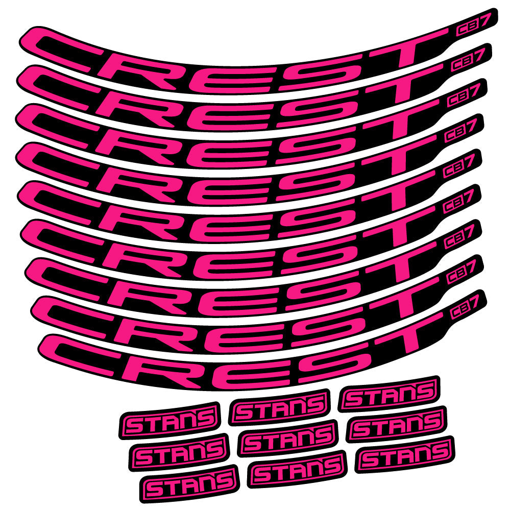 Stickers Stans Crest CB7 compatibles Autocollants roues VTT 29"
