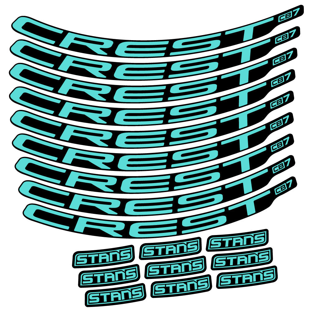 Stickers Stans Crest CB7 compatibles Autocollants roues VTT 29"
