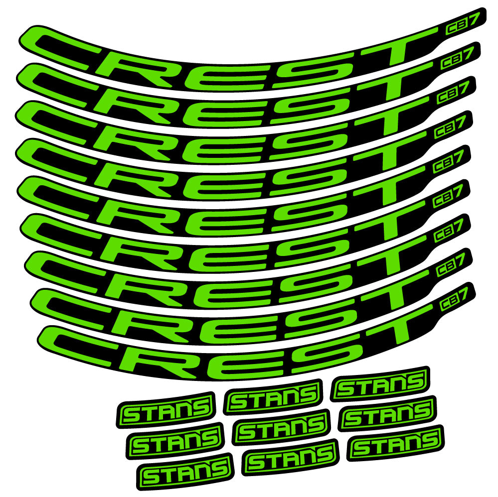 Stickers Stans Crest CB7 compatibles Autocollants roues VTT 29"