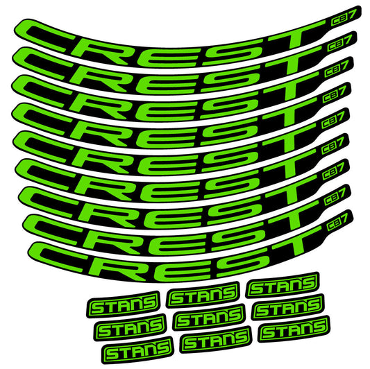 Stickers Stans Crest CB7 compatibles Autocollants roues VTT 29"