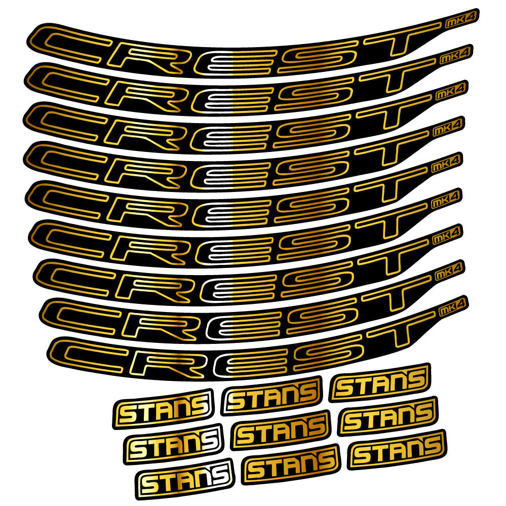 Stickers Stans Crest MK4 Ver.1 compatibles Autocollants roues VTT 29"