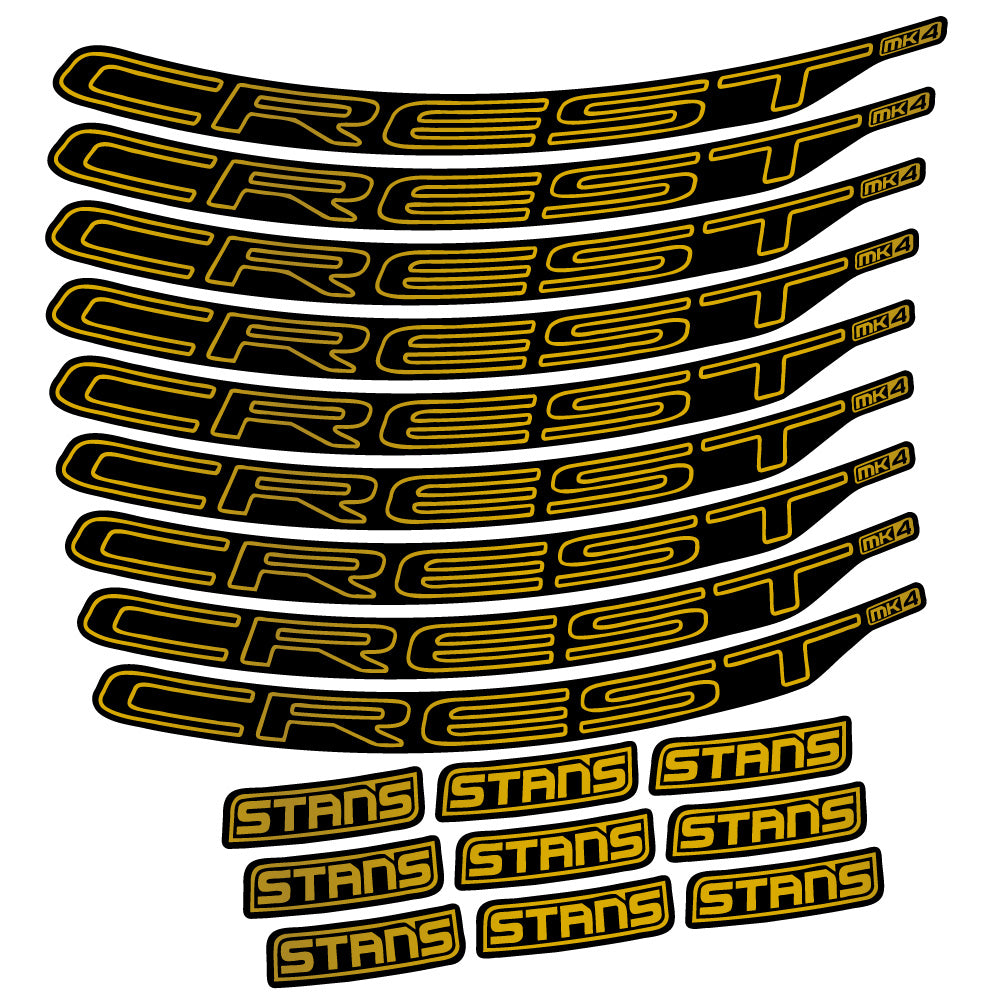 Stickers Stans Crest MK4 Ver.1 compatibles Autocollants roues VTT 29"