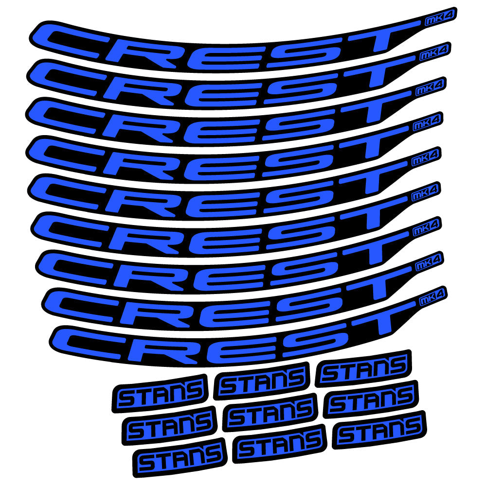 Stickers Stans Crest MK4 Ver.2 compatibles Autocollants roues VTT 29"