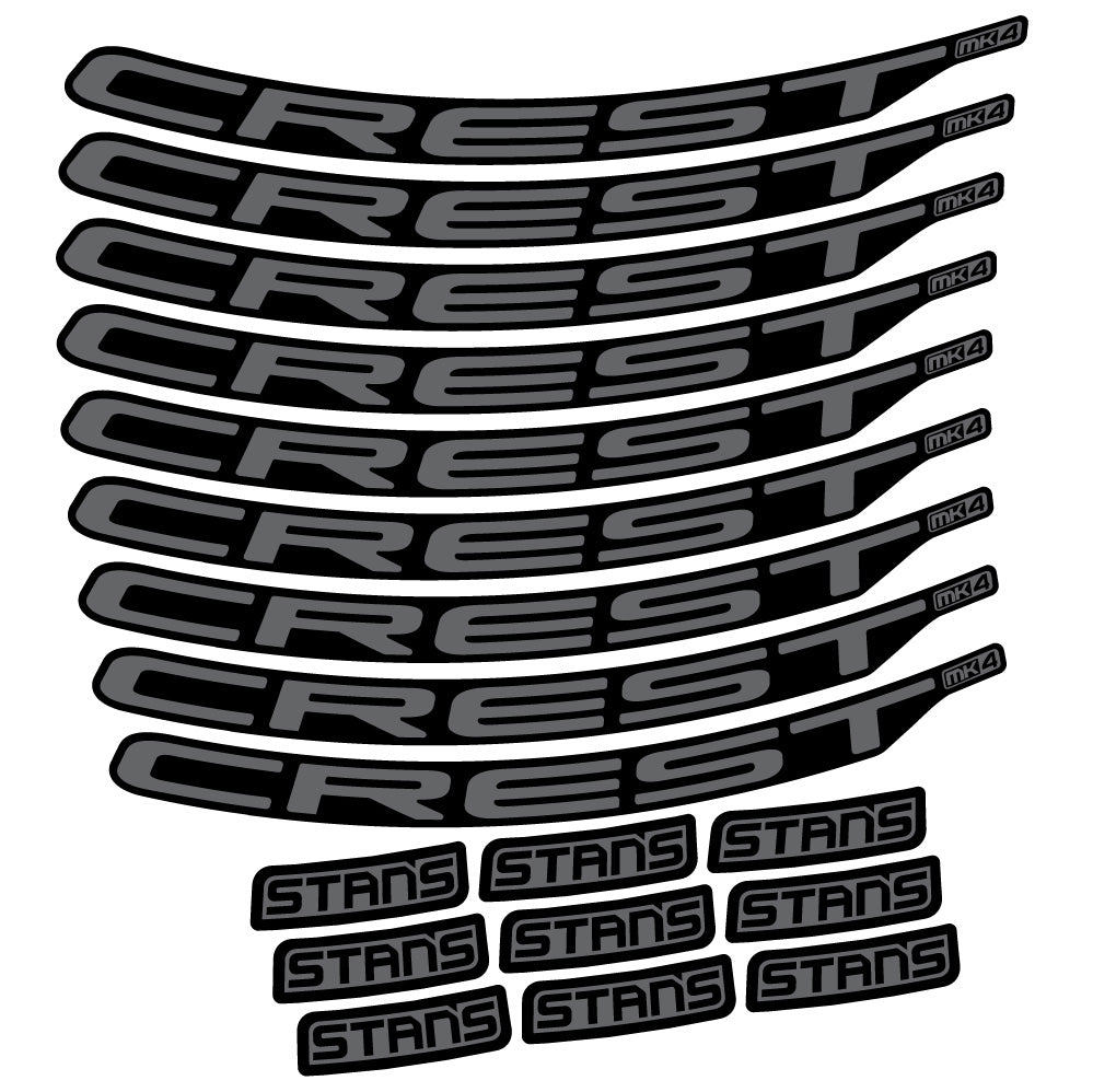 Stickers Stans Crest MK4 Ver.2 compatibles Autocollants roues VTT 29"