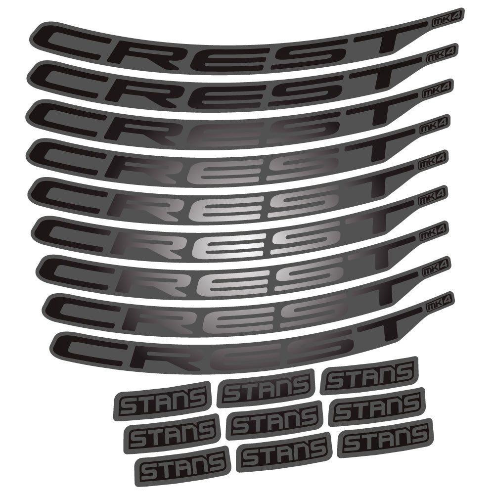 Stickers Stans Crest MK4 Ver.2 compatibles Autocollants roues VTT 29"