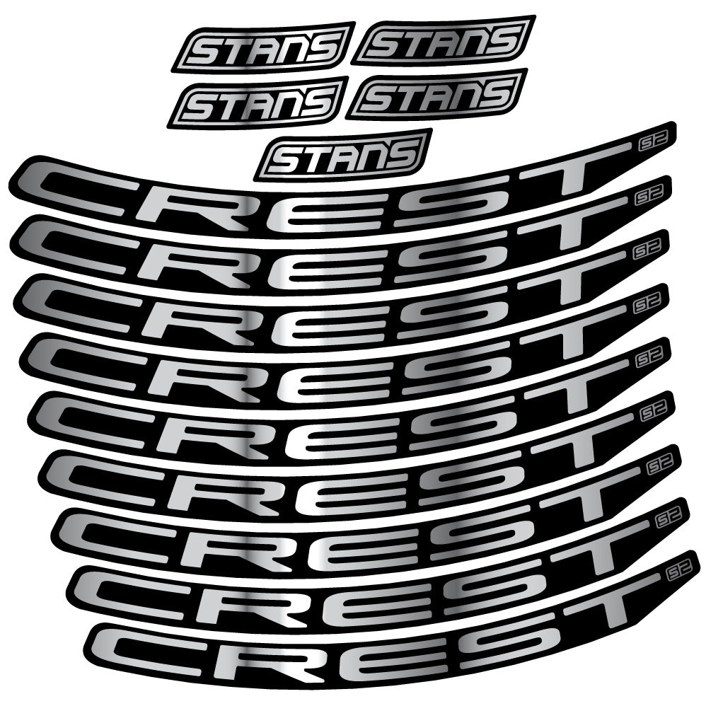 Stickers Stans Notubes Crest S2 compatibles Autocollants roues VTT 29"