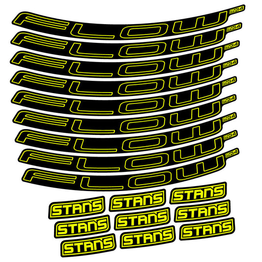 Stickers Stans Flow MK4 Ver.1 compatibles Autocollants roues VTT 29"