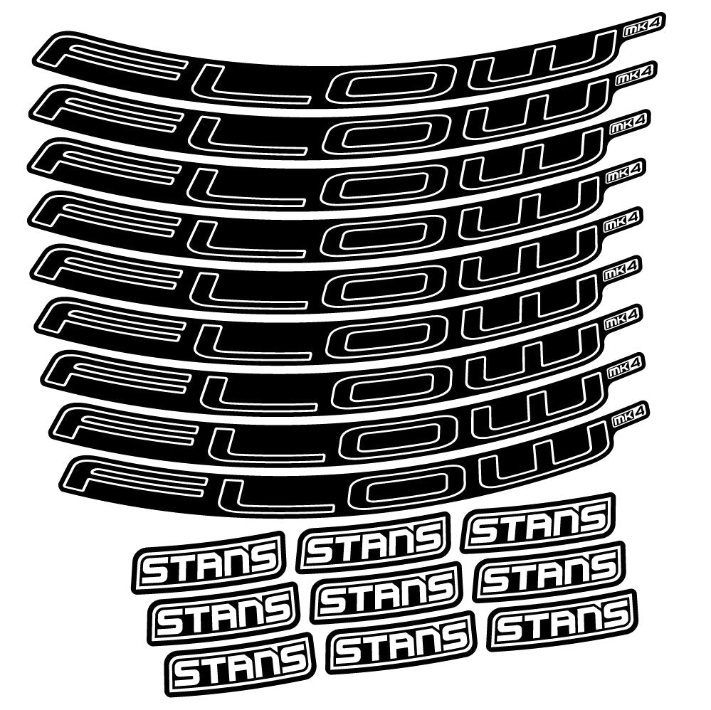 Stickers Stans Flow MK4 Ver.1 compatibles Autocollants roues VTT 29"
