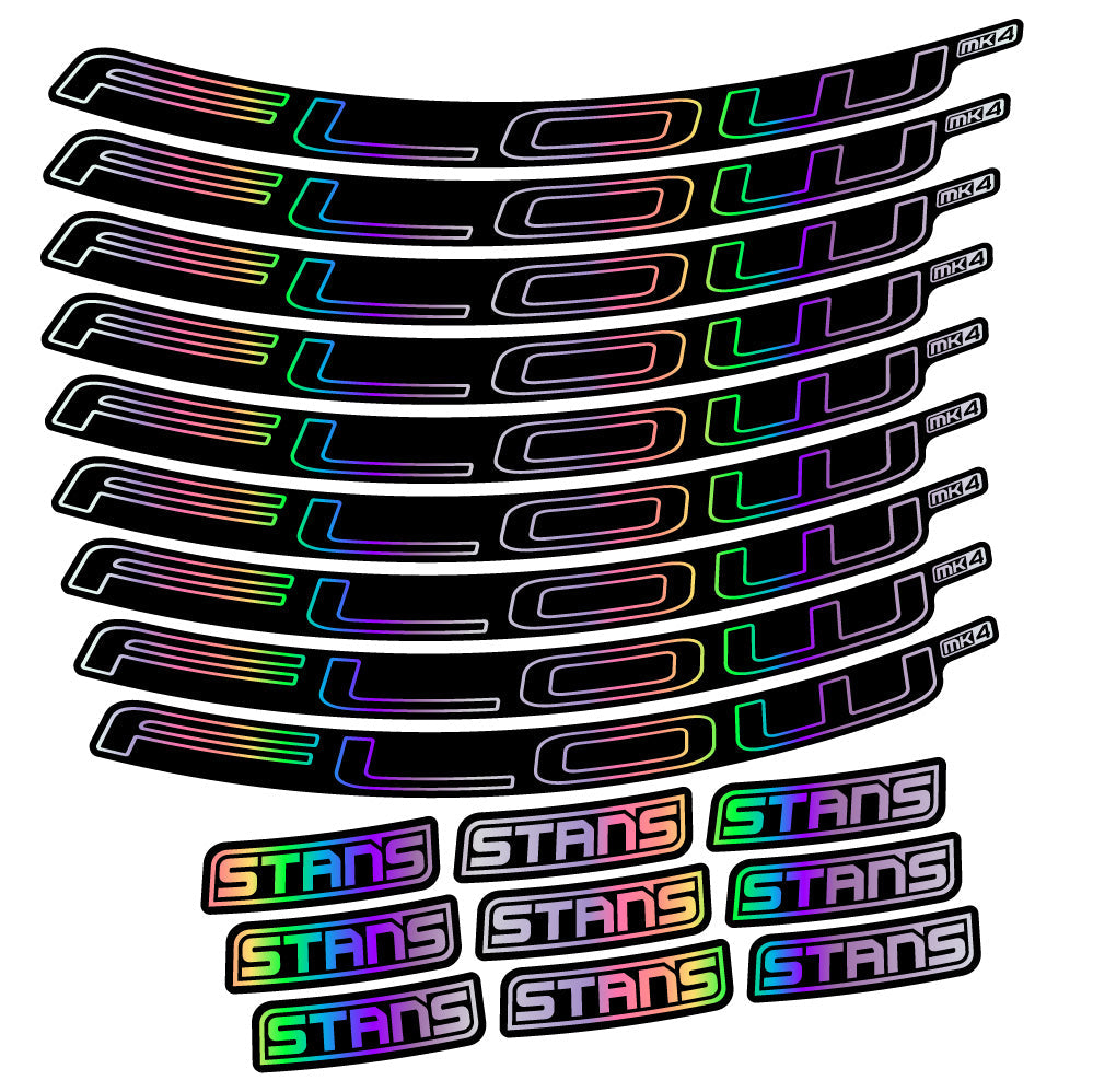 Stickers Stans Flow MK4 Ver.1 compatibles Autocollants roues VTT 29"