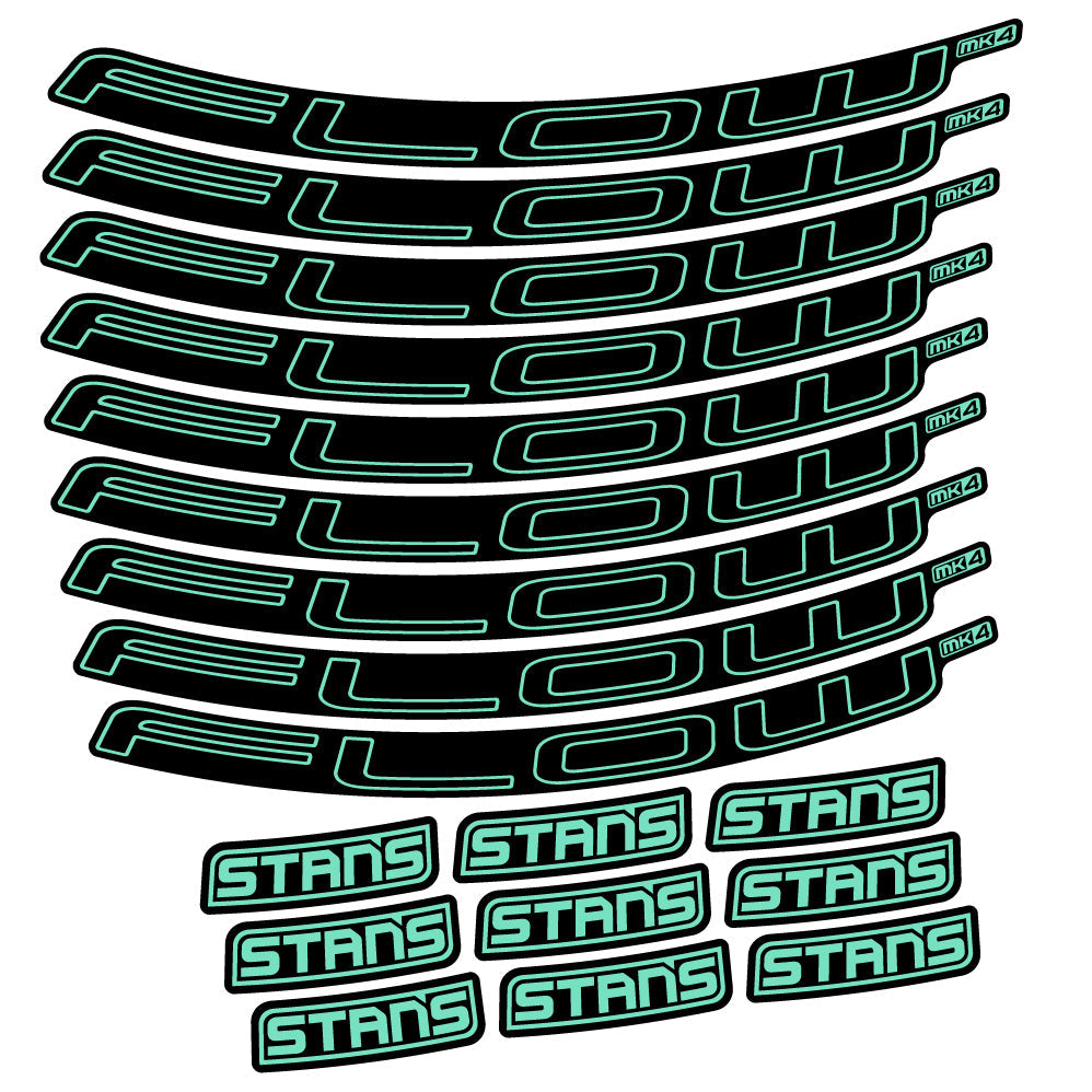 Stickers Stans Flow MK4 Ver.1 compatibles Autocollants roues VTT 29"
