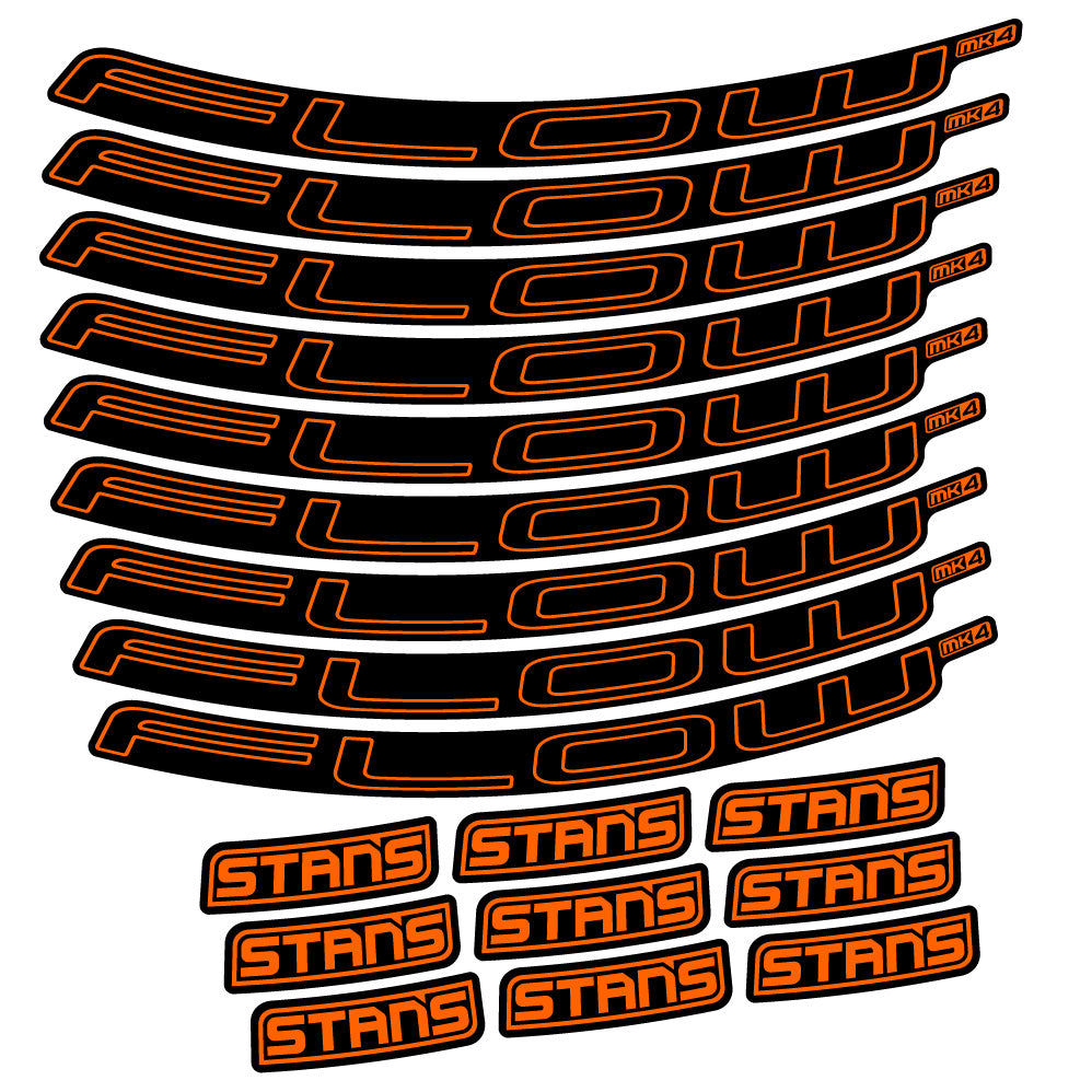 Stickers Stans Flow MK4 Ver.1 compatibles Autocollants roues VTT 29"