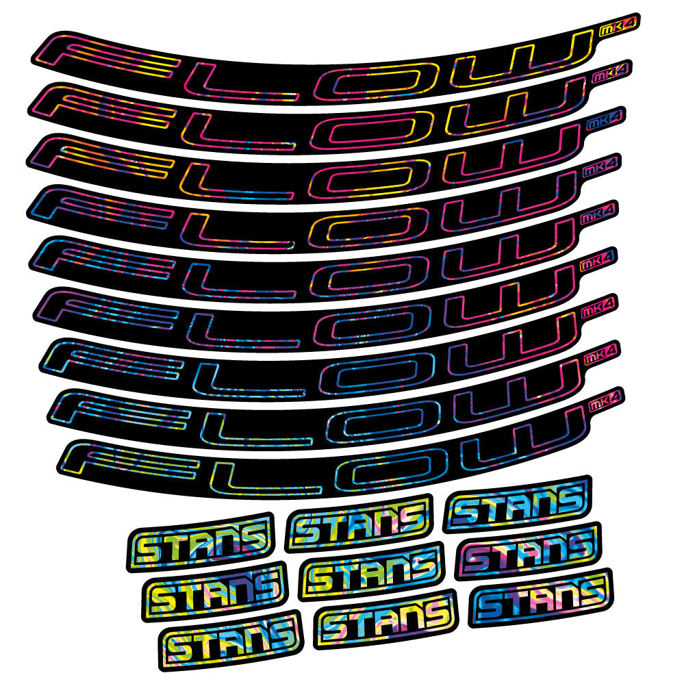 Stickers Stans Flow MK4 Ver.1 compatibles Autocollants roues VTT 29"