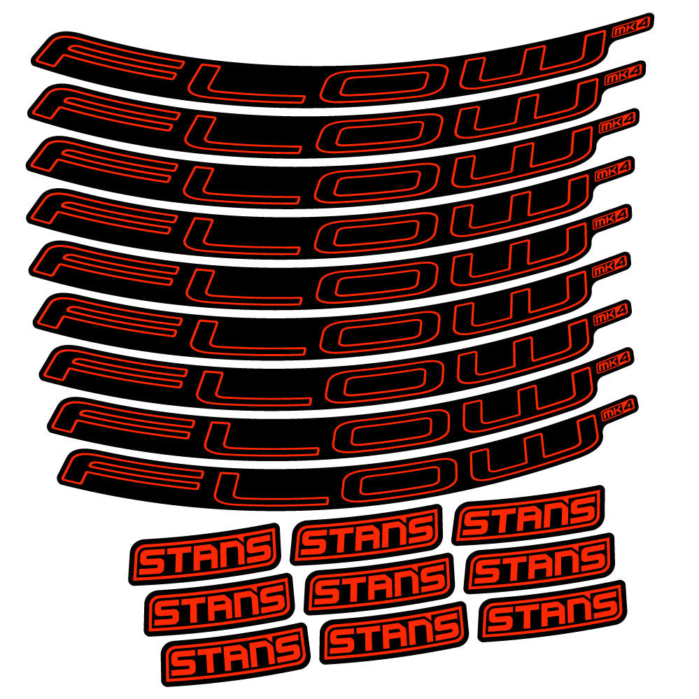 Stickers Stans Flow MK4 Ver.1 compatibles Autocollants roues VTT 29"