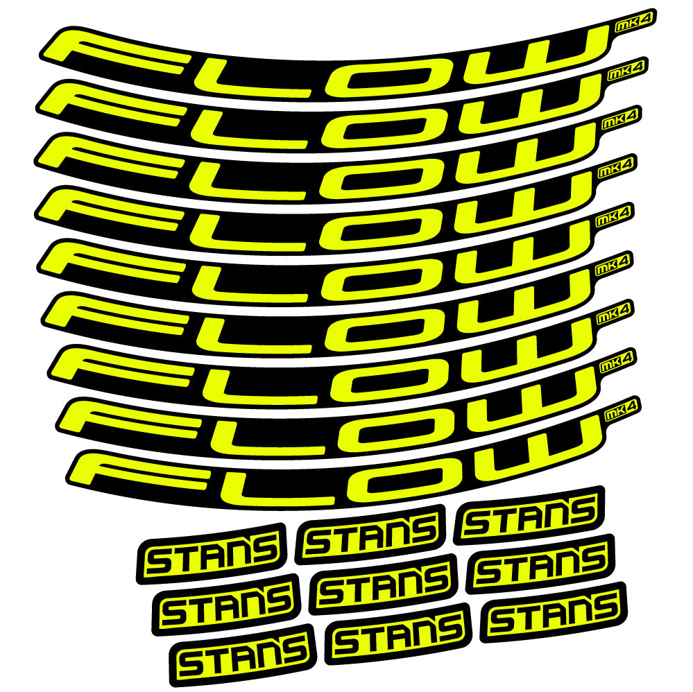 Stickers Stans Flow MK4 Ver.2 compatibles Autocollants roues VTT 29"