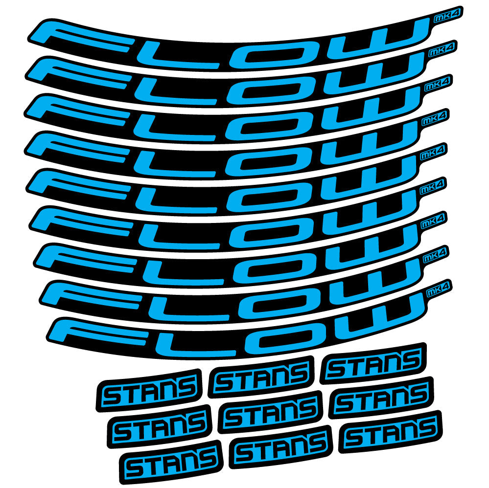 Stickers Stans Flow MK4 Ver.2 compatibles Autocollants roues VTT 29"