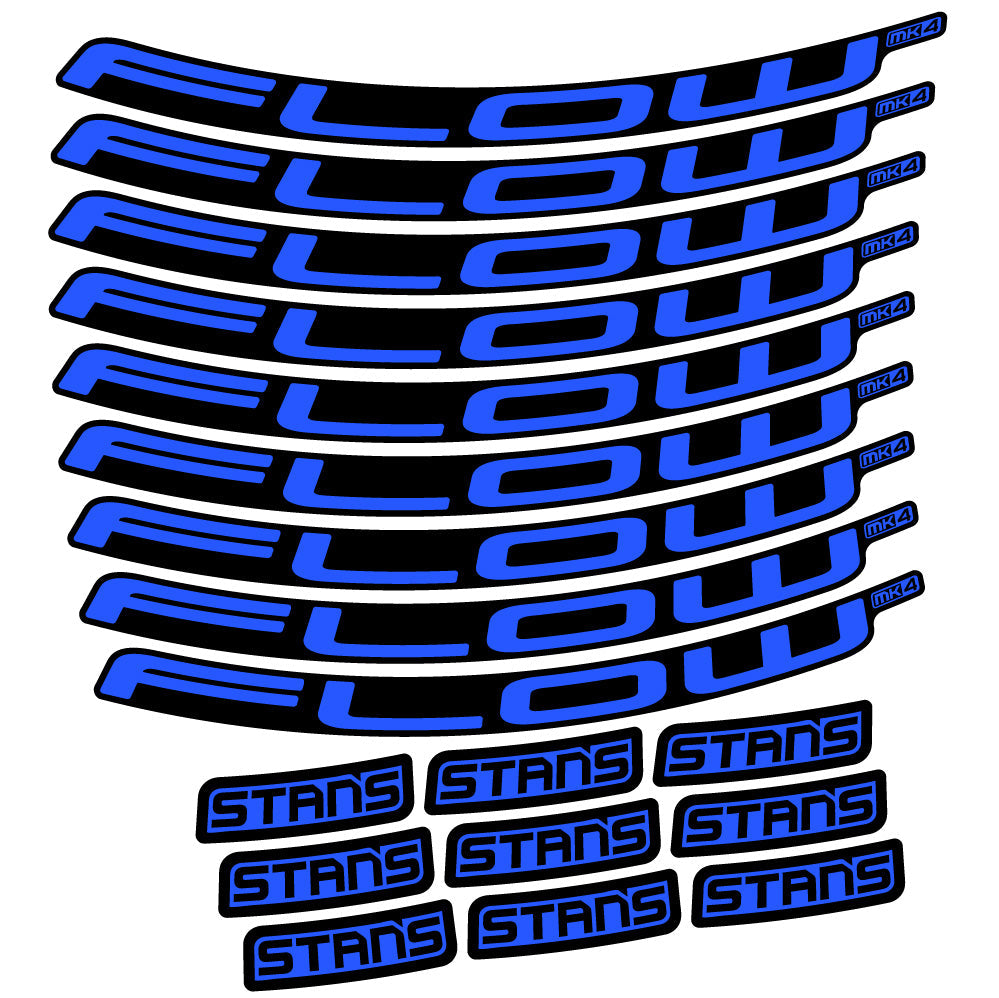 Stickers Stans Flow MK4 Ver.2 compatibles Autocollants roues VTT 29"