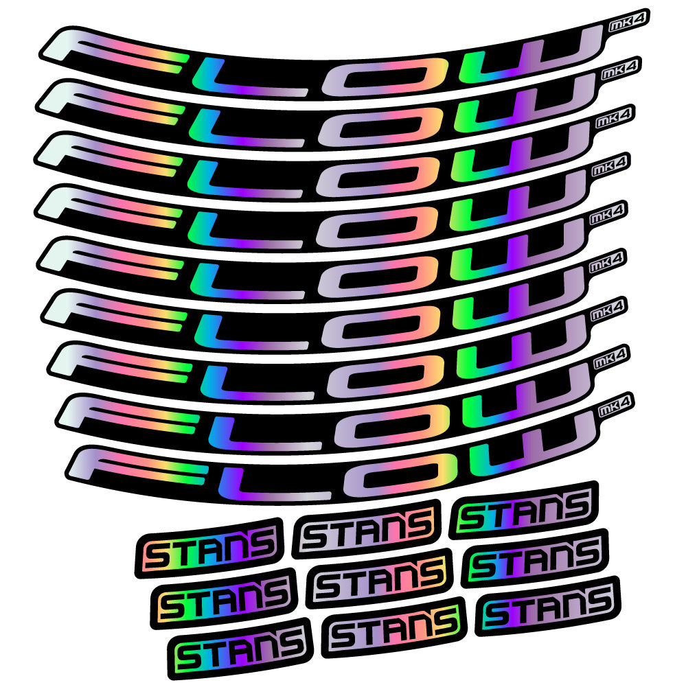 Stickers Stans Flow MK4 Ver.2 compatibles Autocollants roues VTT 29"