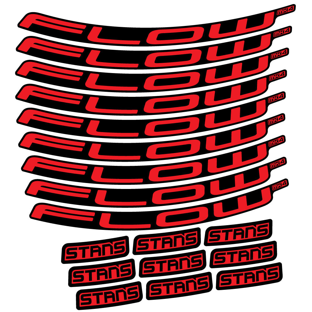 Stickers Stans Flow MK4 Ver.2 compatibles Autocollants roues VTT 29"