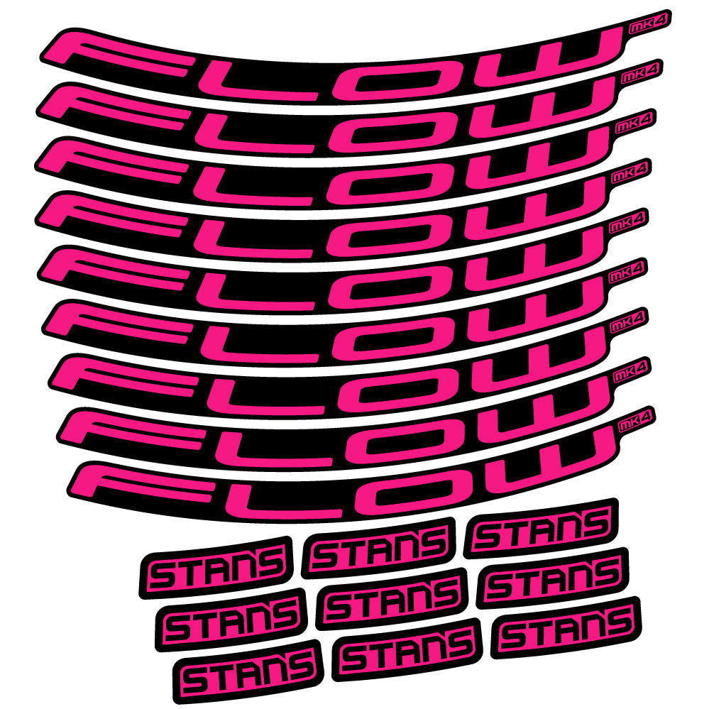Stickers Stans Flow MK4 Ver.2 compatibles Autocollants roues VTT 29"