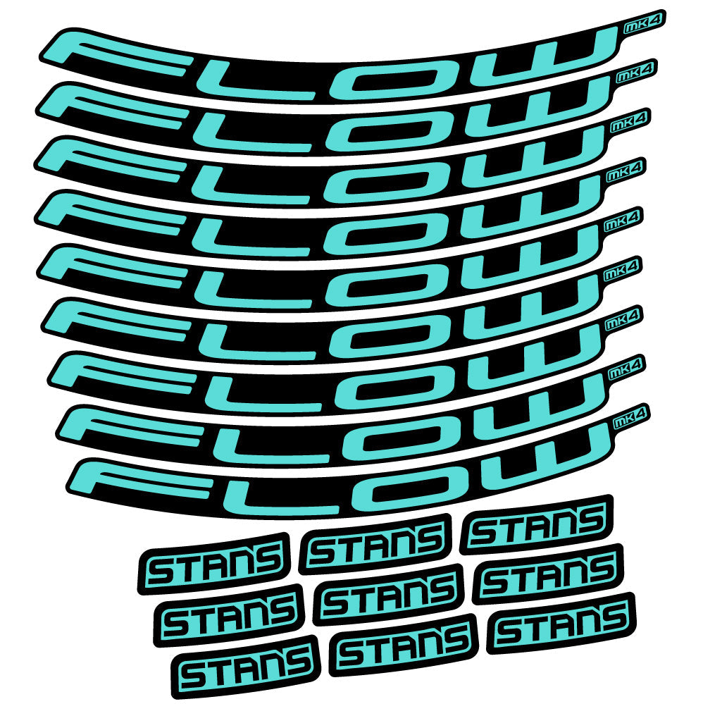 Stickers Stans Flow MK4 Ver.2 compatibles Autocollants roues VTT 29"
