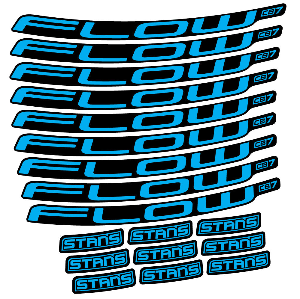 Stickers Stans Flow CB7 Ver.2 compatibles Autocollants roues VTT 29"