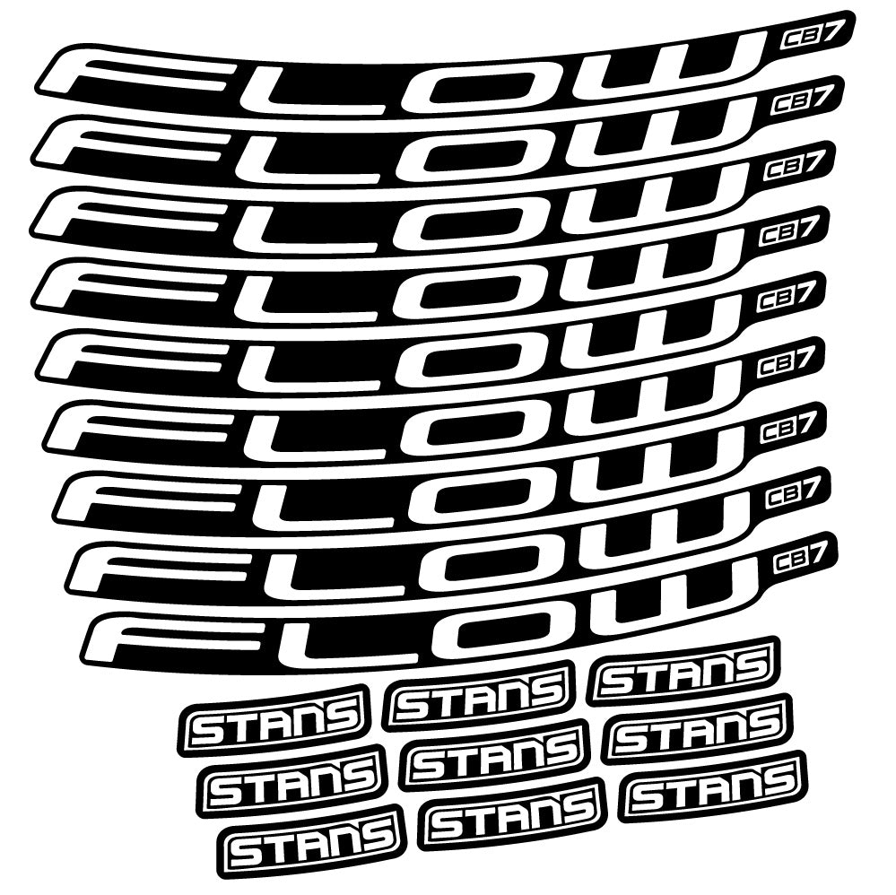 Stickers Stans Flow CB7 Ver.2 compatibles Autocollants roues VTT 29"