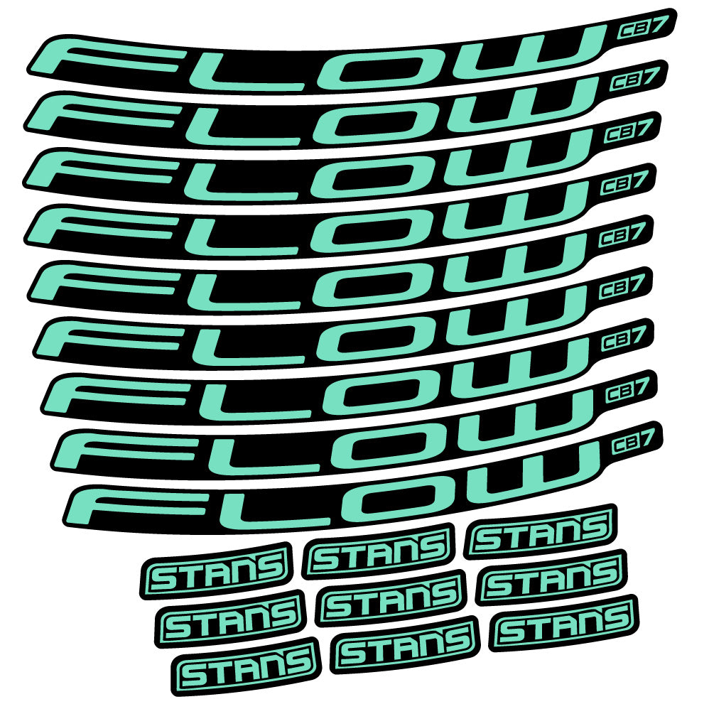 Stickers Stans Flow CB7 Ver.2 compatibles Autocollants roues VTT 29"
