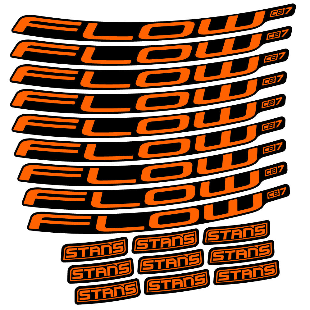 Stickers Stans Flow CB7 Ver.2 compatibles Autocollants roues VTT 29"