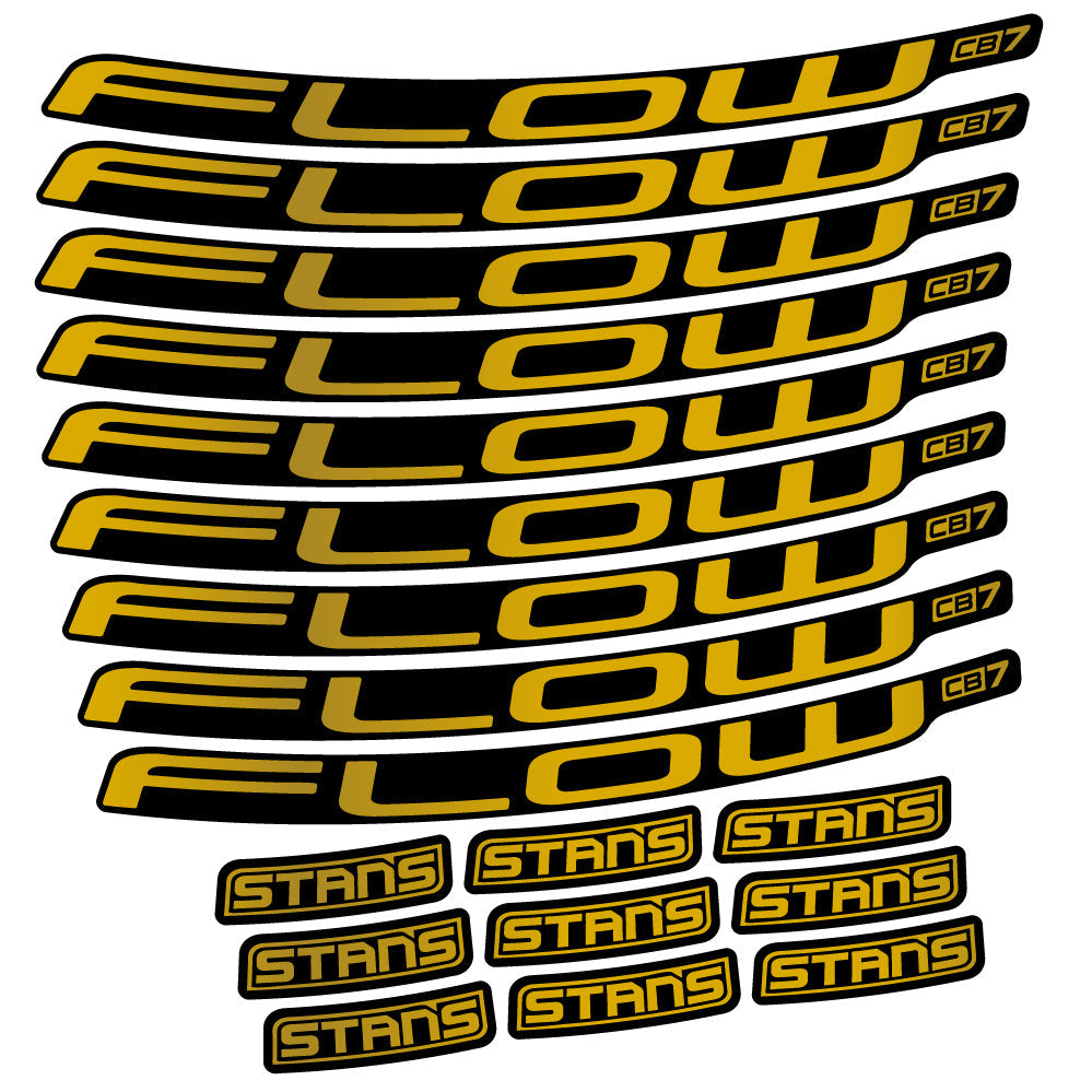 Stickers Stans Flow CB7 Ver.2 compatibles Autocollants roues VTT 29"