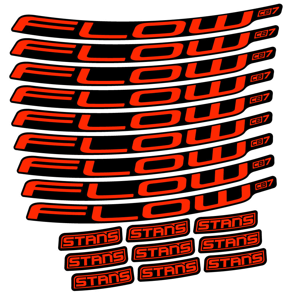Stickers Stans Flow CB7 Ver.2 compatibles Autocollants roues VTT 29"