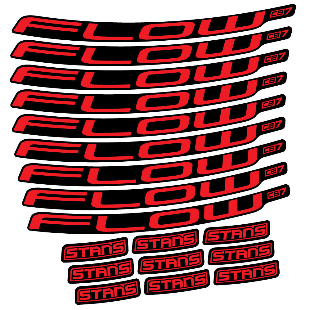 Stickers Stans Flow CB7 Ver.2 compatibles Autocollants roues VTT 29"