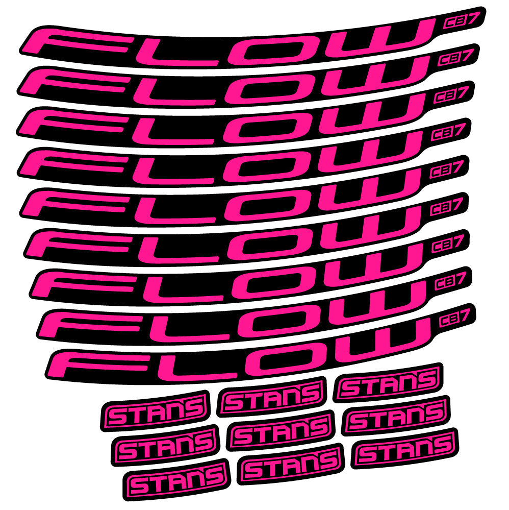 Stickers Stans Flow CB7 Ver.2 compatibles Autocollants roues VTT 29"