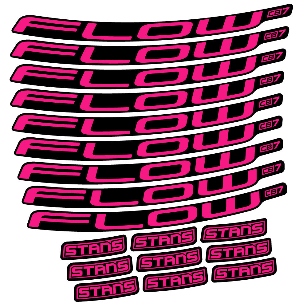 Stickers Stans Flow CB7 Ver.2 compatibles Autocollants roues VTT 29"