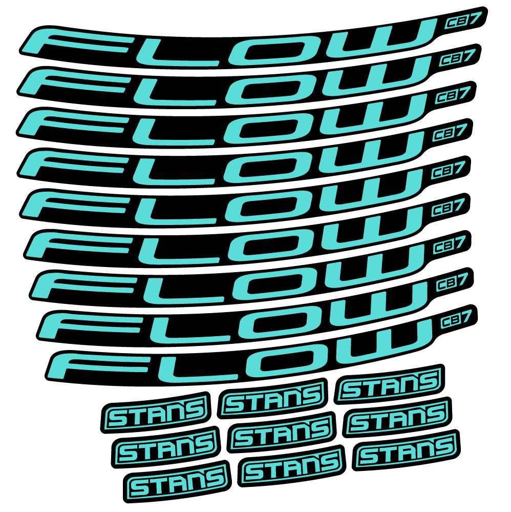 Stickers Stans Flow CB7 Ver.2 compatibles Autocollants roues VTT 29"