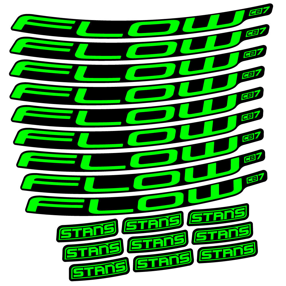 Stickers Stans Flow CB7 Ver.2 compatibles Autocollants roues VTT 29"