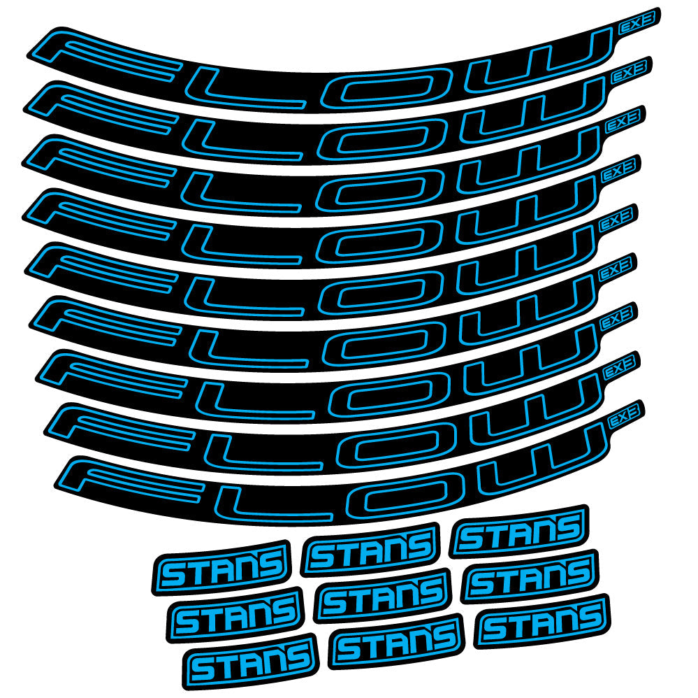 Stickers Stans Flow EX3 Ver.1 compatibles Autocollants roues VTT 29"